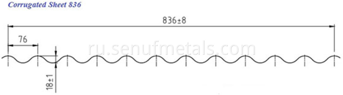 Corrugated Sheet 836